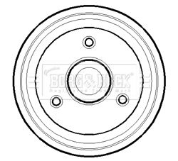 BORG & BECK Jarrurumpu BBR7071